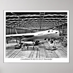 Poster B-36 Aéronefs de qualité Peacemaker
