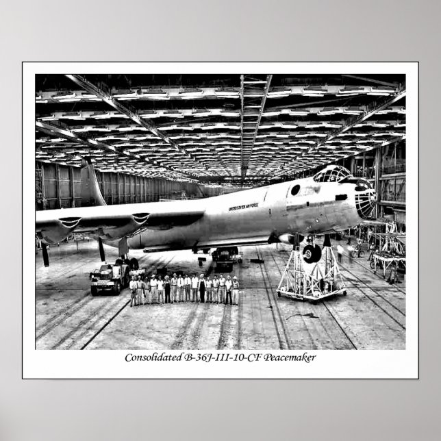 Poster B-36 Aéronefs de qualité Peacemaker (Devant)