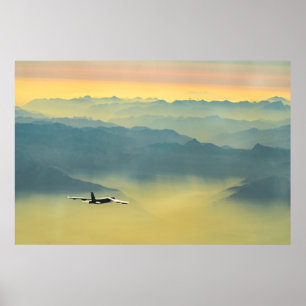 Poster B-52 Stratoforteresse dans le Mist