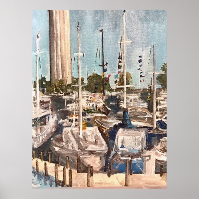 Poster B Dock, Mettre dans Bay (Devant)
