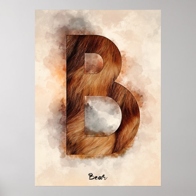 Poster B est pour ours (Devant)
