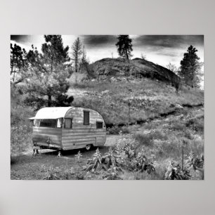 Poster B&W 56 Shasta Jambon en conserve