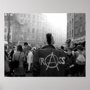 Poster B & W Fine Art Photographie Berlin Punk