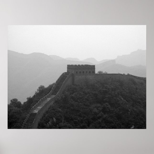 Poster B&W Great Wall (Devant)