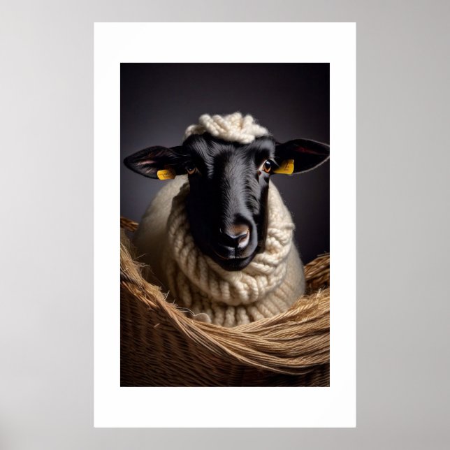 Poster Baa Baa Black Sheep (Devant)