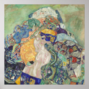 Poster Baby (Berceau) — Gustav Klimt (1917-18)
