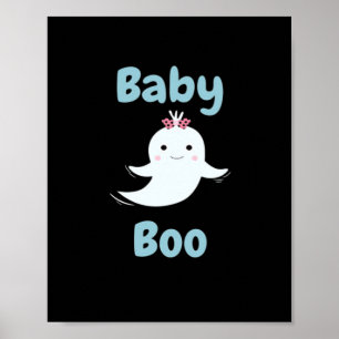 Poster Baby Boo Cute Halloween Cadeau Enfants Ou Couples