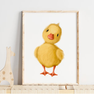 Poster Baby Chicks Print Baby Chicks Watercolor Print