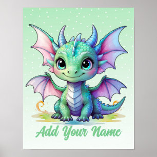 Poster Baby Dragon - Infirmière personnalisée