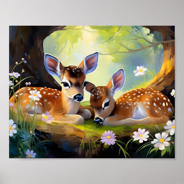 Poster Baby Fawn's 2 (Devant)