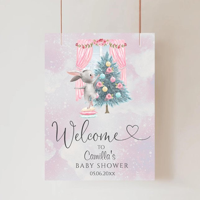 Poster Baby It's Cold Outside Winter Baby shower Bienvenu (Créateur téléchargé)