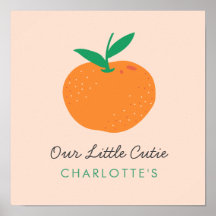 Baby Little sweetie mignonne Orange Nourrier Poste