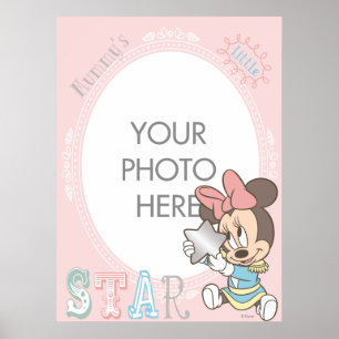 Poster Baby Minnie personnalisable