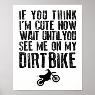 Poster Baby Nursery Dirtbike MX Toddler Imprimer