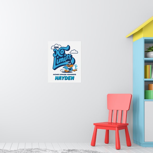 Poster Baby ROAD RUNNER™ - Pas de limites (Pépinière 1)