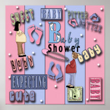 Baby shower 1Affiche