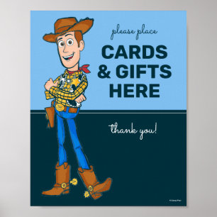 Poster Baby shower Buzz et Woody