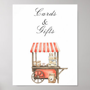Poster Baby shower café - Cartes et Cadeaux