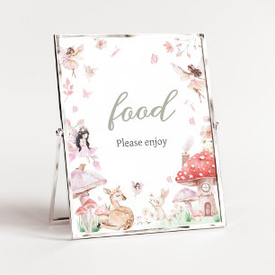 Poster Baby shower de petite fée Whimsical
