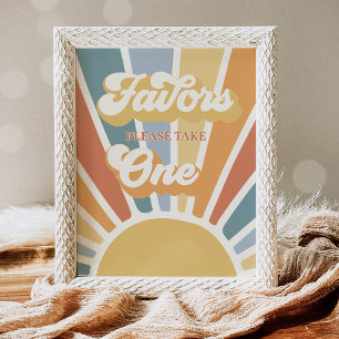 Poster Baby shower De Soleil Ici Le Fils Favore
