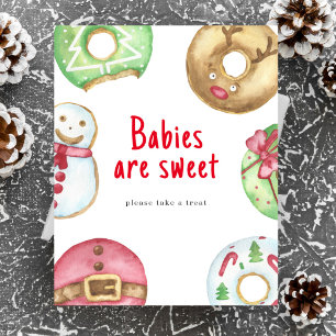 Poster Baby shower d'hiver - Les bébés sont mignons 