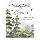 Baby shower Forest Adventure Bienvenue