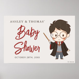 Poster Baby shower Harry Potter simple