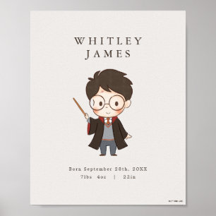 Poster Baby shower Harry Potter simple
