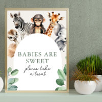 Baby shower Jungle Safari Animaux Prenez une retra