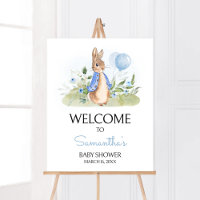 Baby shower petit Peter Rabbit Bienvenue