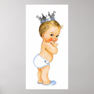 Poster Baby shower Petit Prince