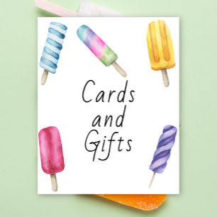 Poster Baby shower populaire - cartes et cadeaux
