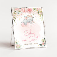 Baby shower rose Floral Les bébés sont doux
