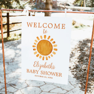 Poster Baby shower Sunshine