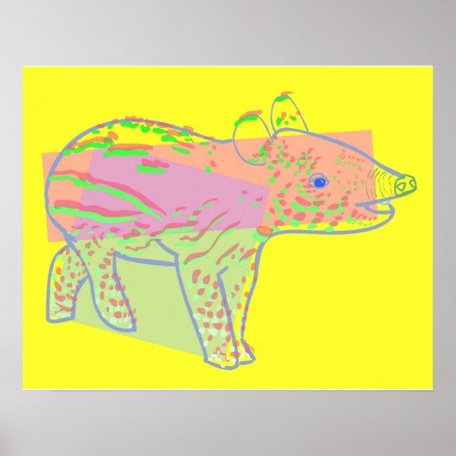 Poster Baby Tapir (Devant)