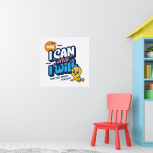 Poster Baby TWEETY™ - Je Peux Et Je Vais