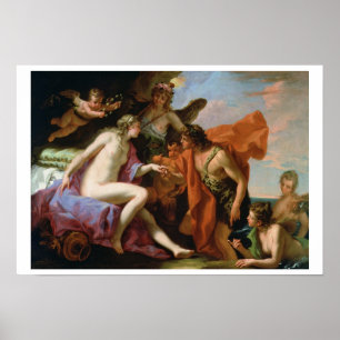 Poster Bacchus et Ariadne (huile sur toile)