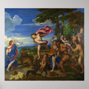 Poster Bacchus et Ariadne par Titien