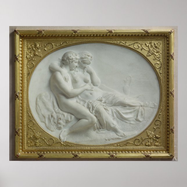 Poster Bacchus réconfortant Ariane, 1793 (Devant)