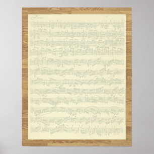 Poster Bach Chaconne