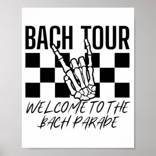 Poster Bach Tour Bienvenue À Bach Parade Gothique Bachel