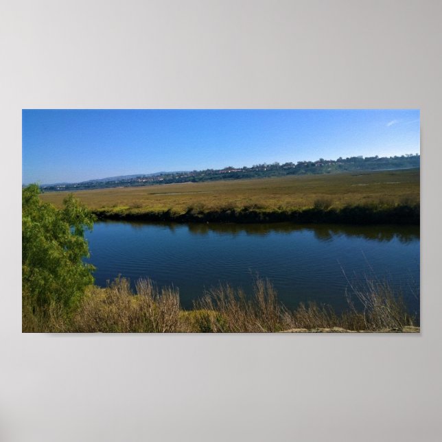 Poster Back Bay, Newport Beach, Californie (Devant)