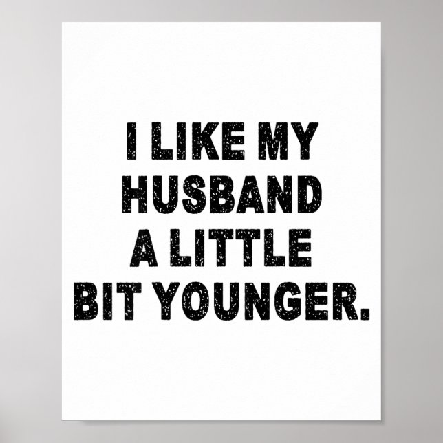 Poster Back I Like My Husband A Little Bit Younger Couple (Devant)