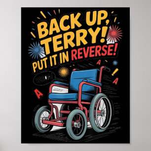Poster Back Up Terry Placez-Le Dans 4 juillet Inverse Drô