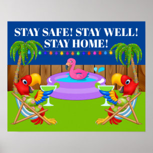 Poster Back Yard Beach Party