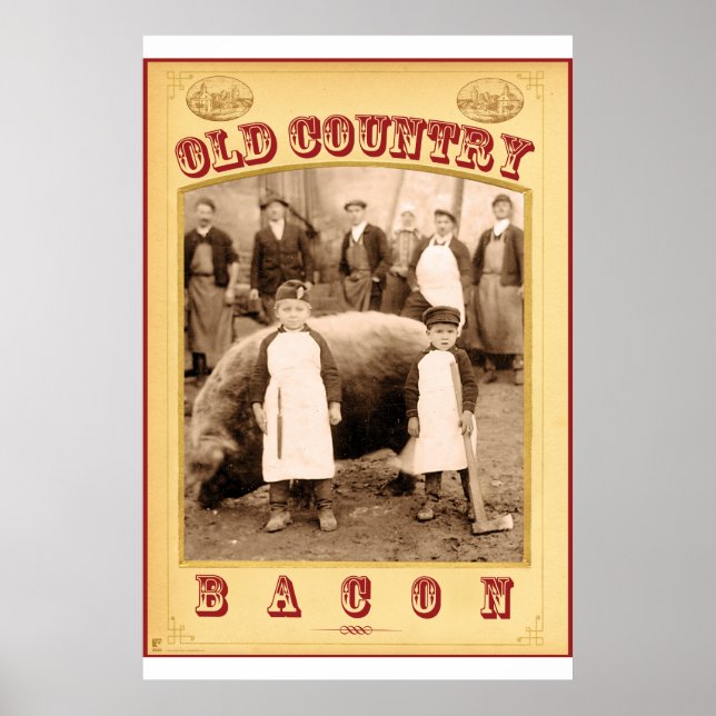 Poster Bacon de l'ancien pays (Devant)