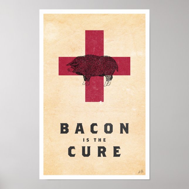 Poster Bacon est la cure (Devant)