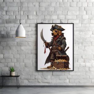Poster Bacon Ho! Le capitaine Sniffbeard revient