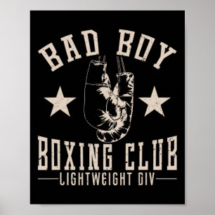 Poster Bad Mad Boy Boxing Club