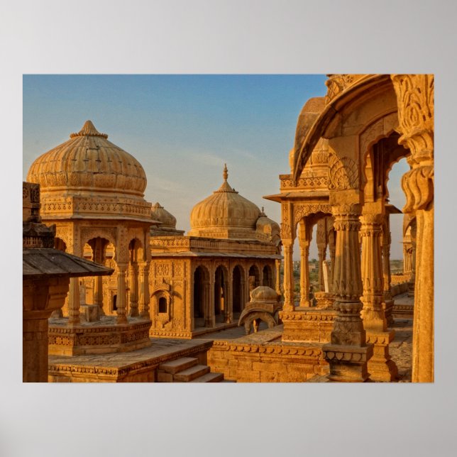 Poster Bada Bagh Chhatris (Devant)